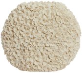 Light & Living Vaas Phylia - Wit - 44x20.5x38.5cm - Kunststof - Modern - Bloemenvaas - Woondecoratie - Decoratieve vaas voor woonkamer of slaapkamer