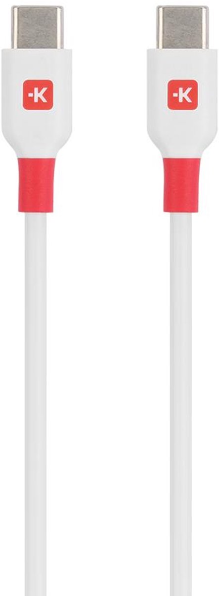 Skross USB-C-kabel USB 2.0 USB-C 1.20 m Wit SKCA0019C-C120CN