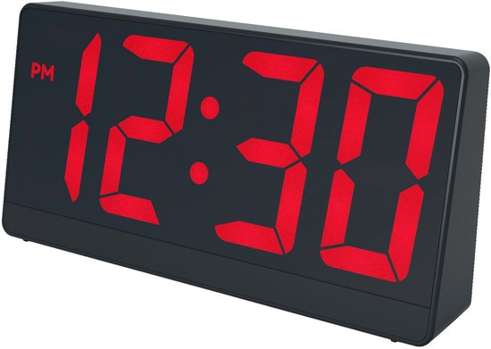 Caliber Digitale Wekker - Wekkers digitaal met Snooze Functie - Alarmklok met twee alarmen - Dimbaar display - Kinderwekker - Wekker kinderen & volwassenen - Digitale klok slaapkamer (HCG006)