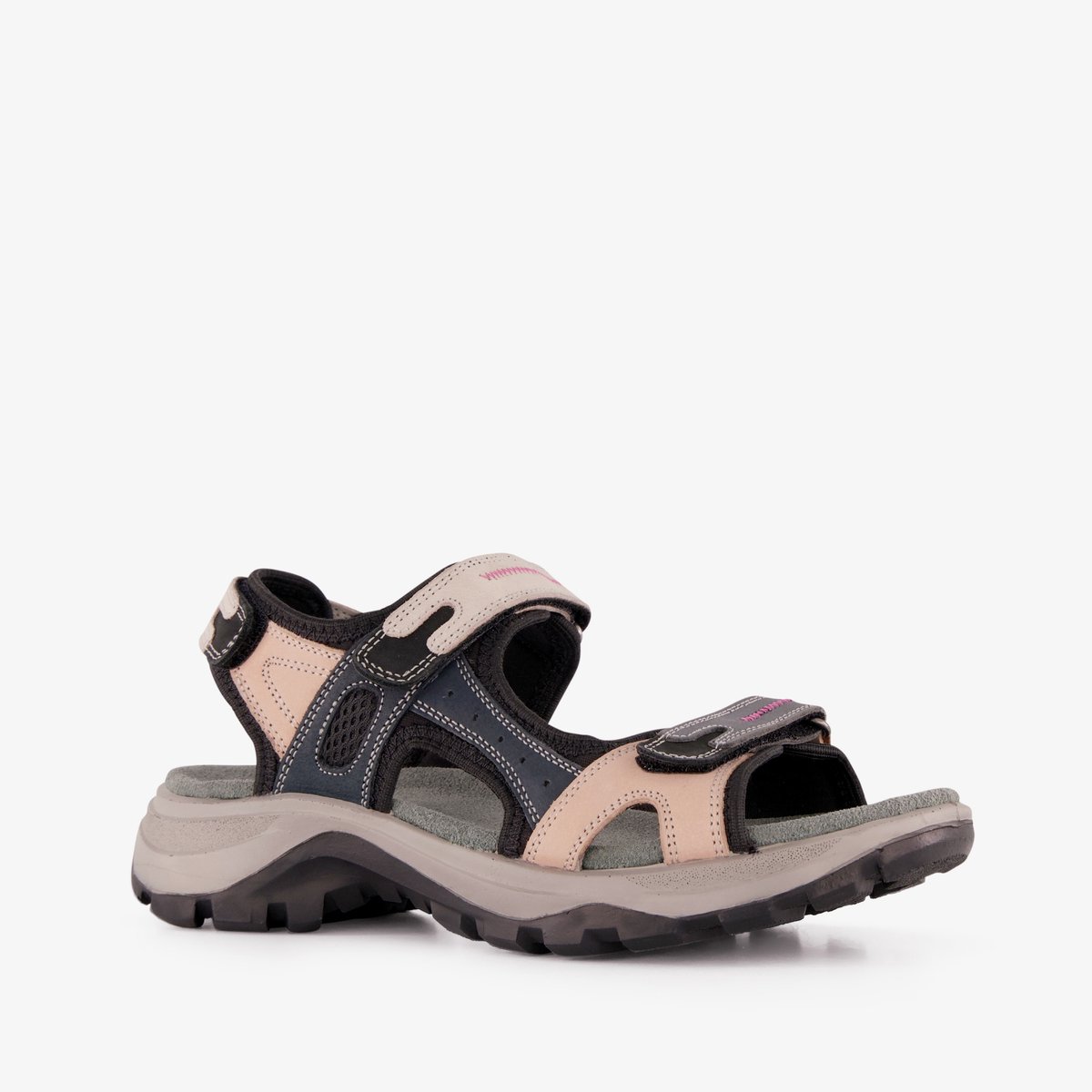 Hush Puppies leren dames sandalen Blauw