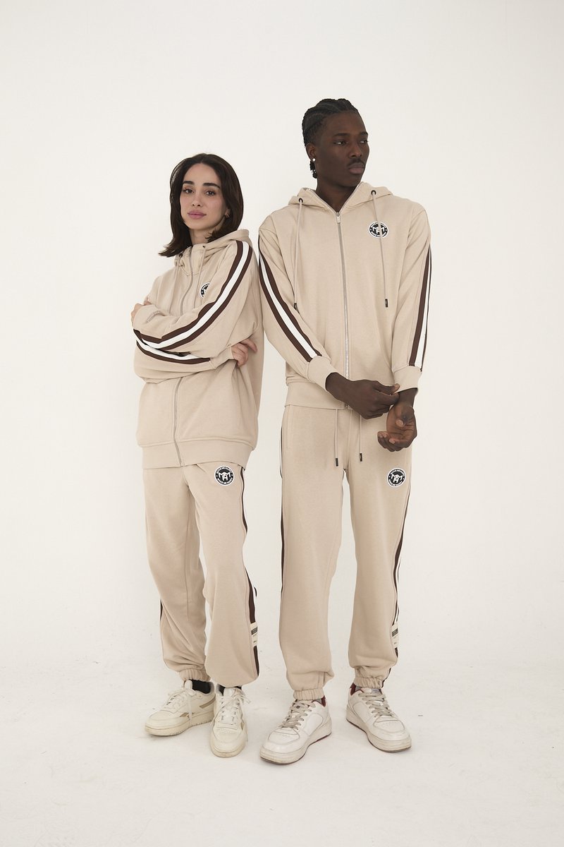 Trainingspak |Trainingspak Katoen - pak Met capuchon- Mannen Trainingspak Compleet Set trui + Broek S