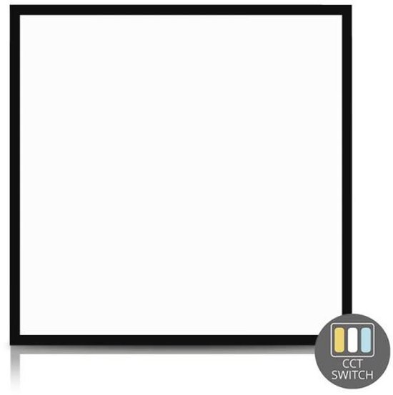 Foto: Led paneel side lit 60x60 cm 36 w 1 stuk dimbaar met cct switch en externe driver