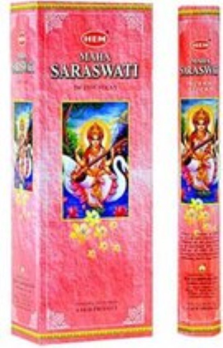 Goedkoopste HEM Wierook - Maha Saraswati - 6 pakjes á 20 stokjes
