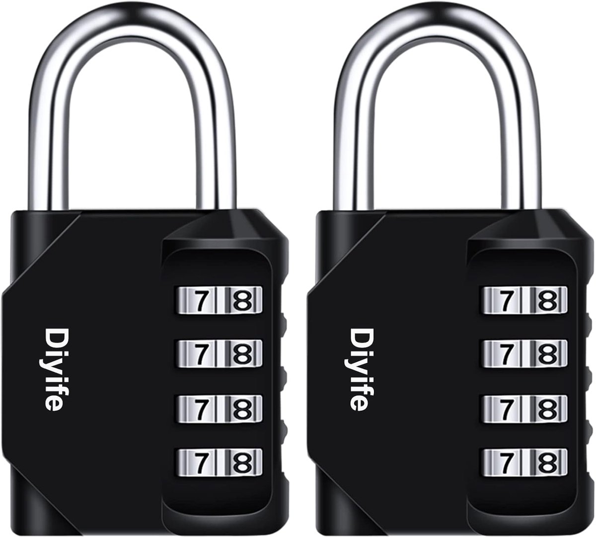 4-Cijferig Cijferslot - Combinatieslot voor School, Gym en Sport Lockers - Weerbestendig en Veilig