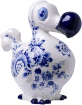Heinen Delfts Blauw - Decoratiebeeld De Blauwe Dodo - Keramiek - 30 cm
