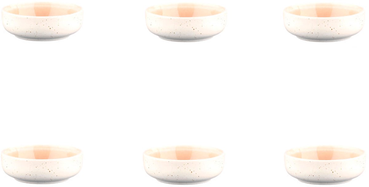 Kom OXYGEN Ø9cm - 6 stuks - Powder pink