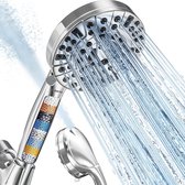 BOTC Douchekop met Hoge druk en Filter - Model: S016 - douchekop regendouche - 10 Sproeistanden - Waterbesparende - Zliver