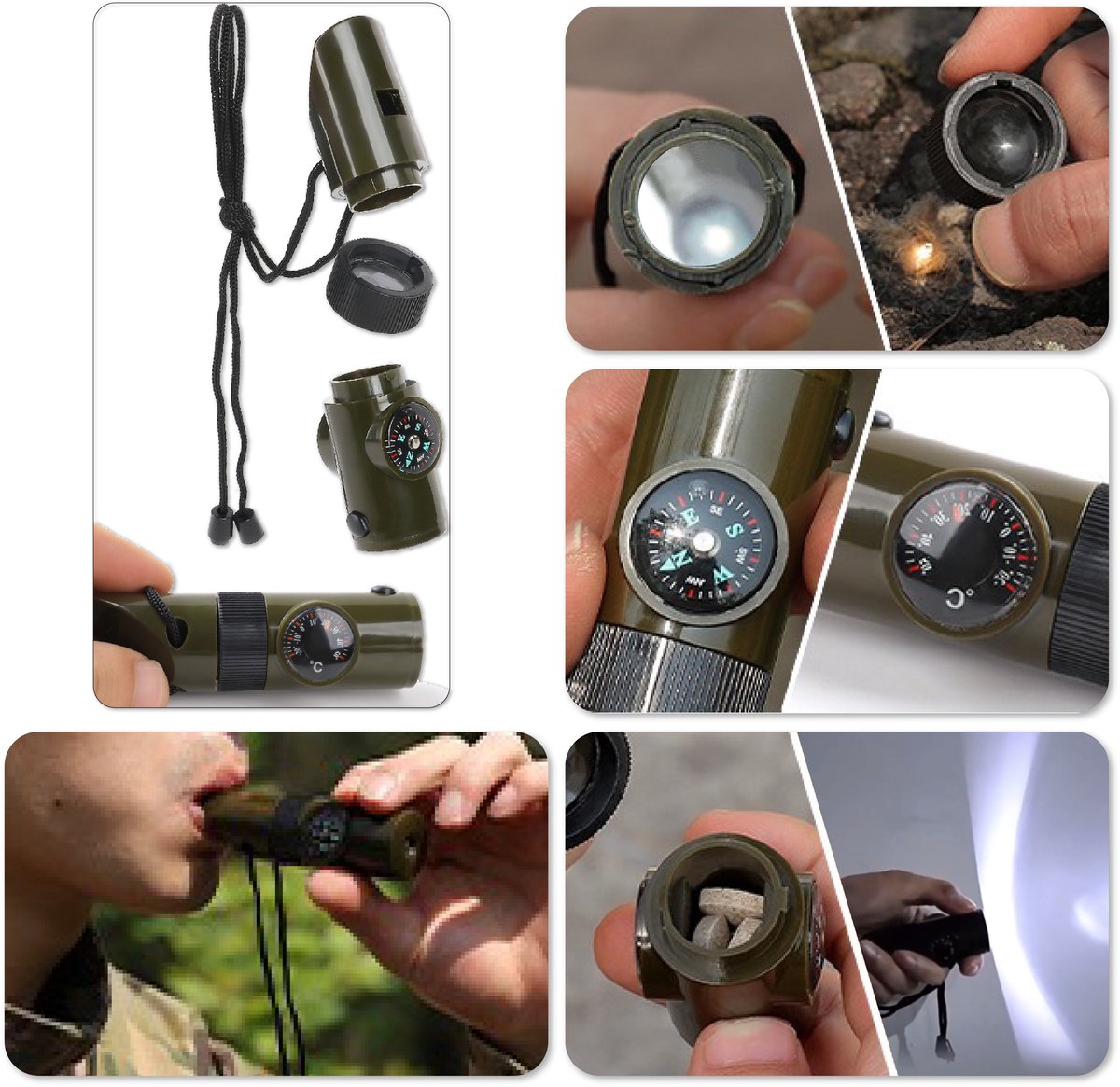 Alecto oplaadbare LED zaklamp / nachtlamp ATL110