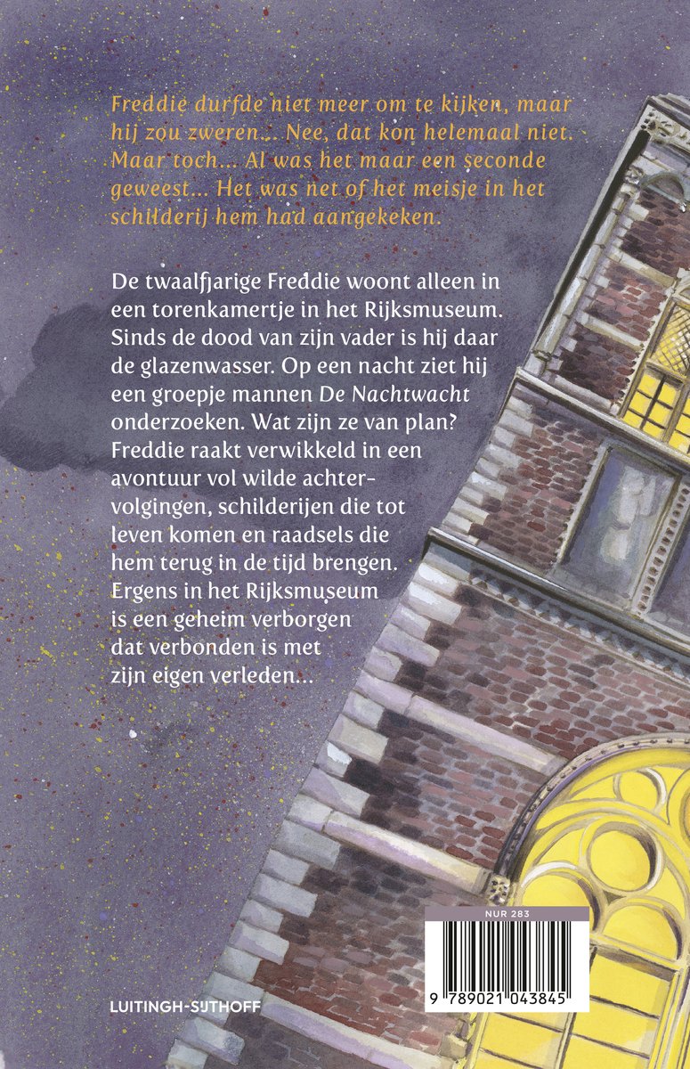 De glazenwasser van het Rijksmuseum - back cover