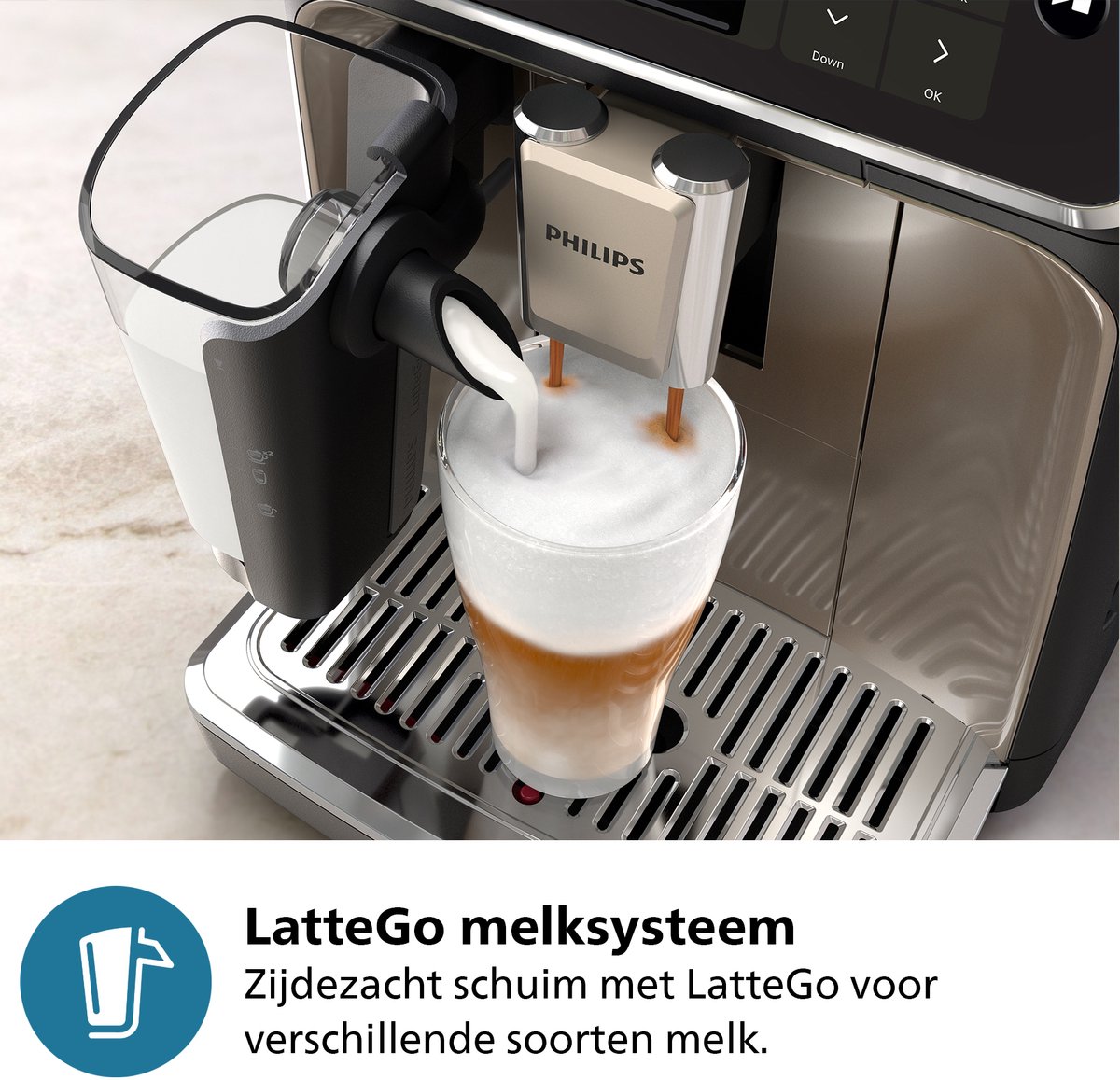 DAP 4400 Series Volautomatische Koffiemachine met LatteGo - afbeelding 3