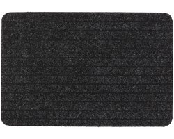 Luance Deurmat Chloe - zwart - polypropyleen/latex - 40 x 60 cm - schoonloopmat