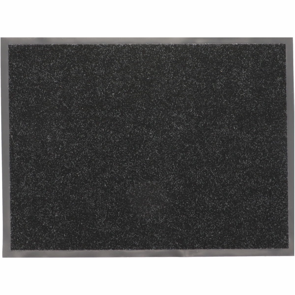 Luance Deurmat - zwart - 80 x 60 cm - voor binnen - PVC / polyester - droogloopmat