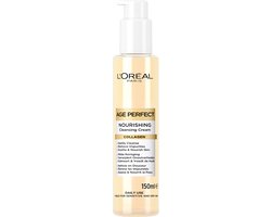 L'Oréal Paris Age Perfect Cleasing Cream Collagen - 150ml - Milde reiniging, verwijdert onzuiverheden en kalmeert & voedt de huid