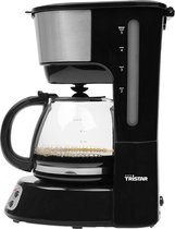 Cafetière Tristar CM-1284 - Cafetière à filtre - Adaptée au camping - Verseuse en Verres 0,75 litre - 6 tasses - 600 Watt
