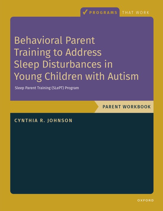 Programs That Work- Behavioral Parent Training to Address Sl ... - cover