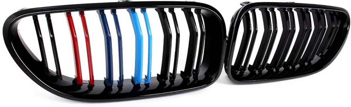 Voorbumper grille Zitro - M-Color Gloss Black - Voor BMW M6 F06/F12/F13 650i/640i - Auto accessoires