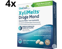 Oracoat Xylimelts Milde Munt - 4 x 40 stuks - Voordeelverpakking