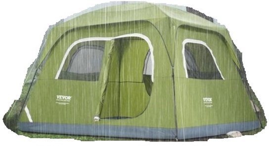 Familie Tent 4-Persoons Tent met Venster en Eenvoudige Opstelling in