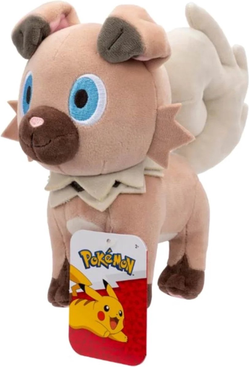 Pokémon Knuffel - Rockruff 20 cm — afbeelding 6