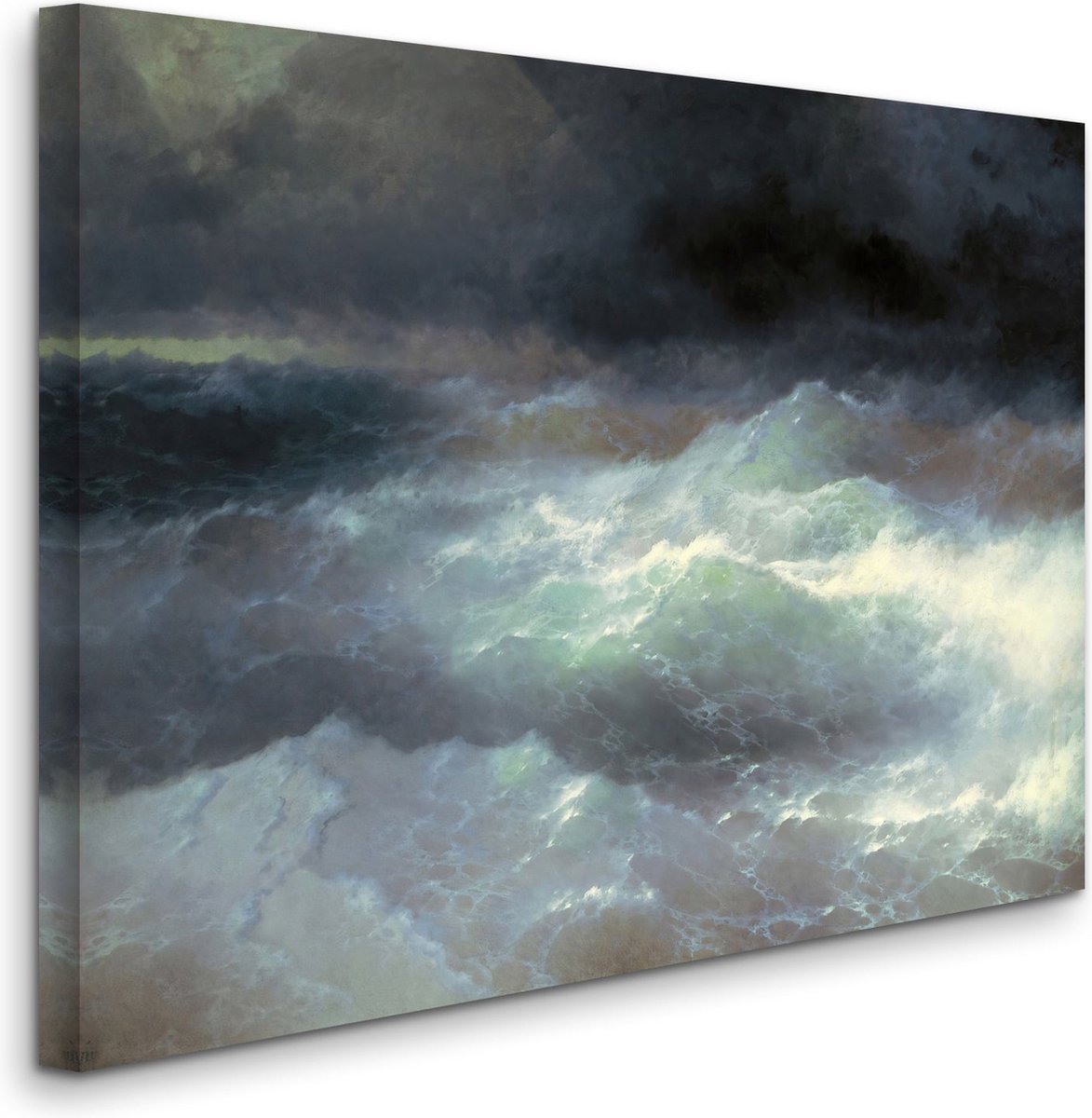 Ivan Aivazovsky - Among the Waves - ORIGINAL(1898) - 2:3