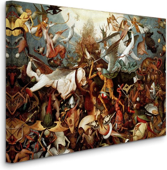 Pieter Bruegel the Elder - The Fall of the Rebel Angels - De val van de opstandige engelen (1562) - 2:3