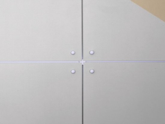 IXXI Color blocking - Gris Beige, Allon Dery - 80 x 100 cm - Support d'accrochage gratuit - Grande Décoration murale et posters - Graphisme, Abstrait,