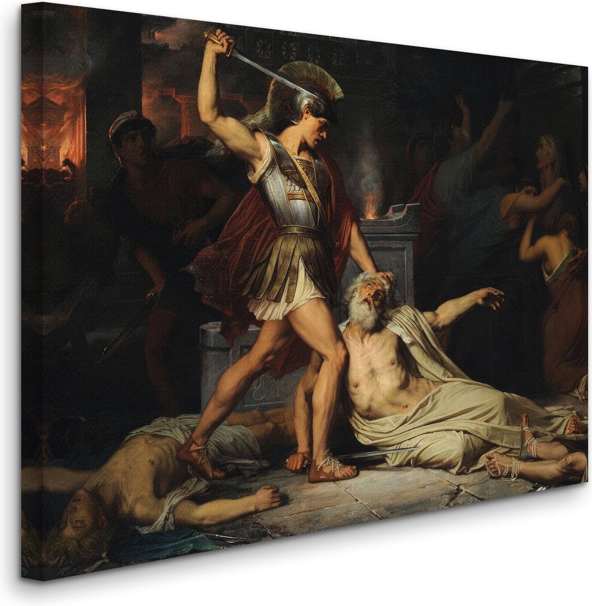Jules Lefebvre - The Death of Priam - De dood van Priamus (1861) - 2:3