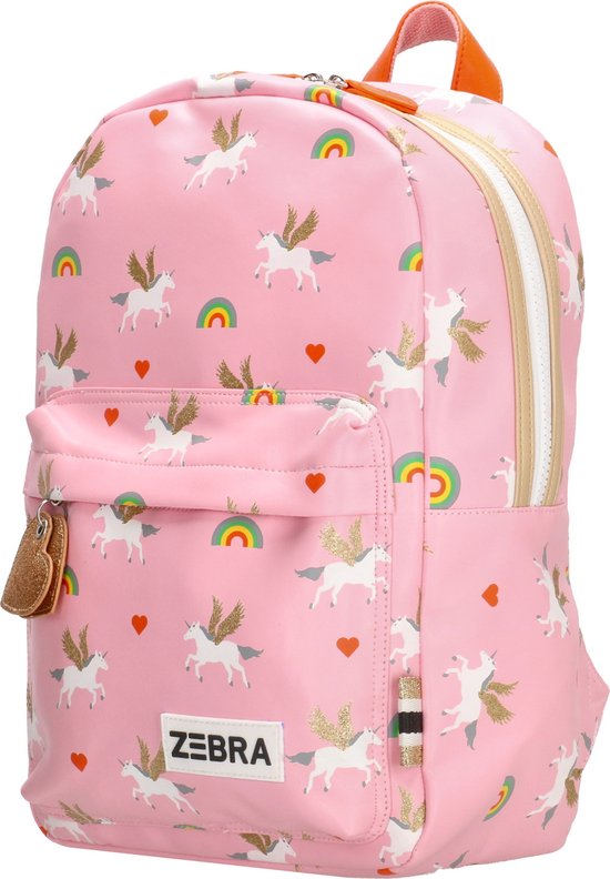 Zebra Trends Rugzak - Eenhoorn - Meisjes Rugtas - Schooltas - Boekentas - Roze