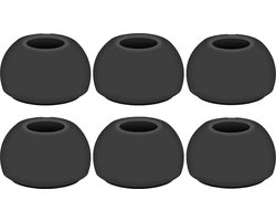 Ibley Siliconen oortips voor Samsung Galaxy Buds 3 Pro grijs - Siliconen Earplug - S/M/L formaat - 3 paar - 3 maten - Galaxy Buds 3 Pro oortips