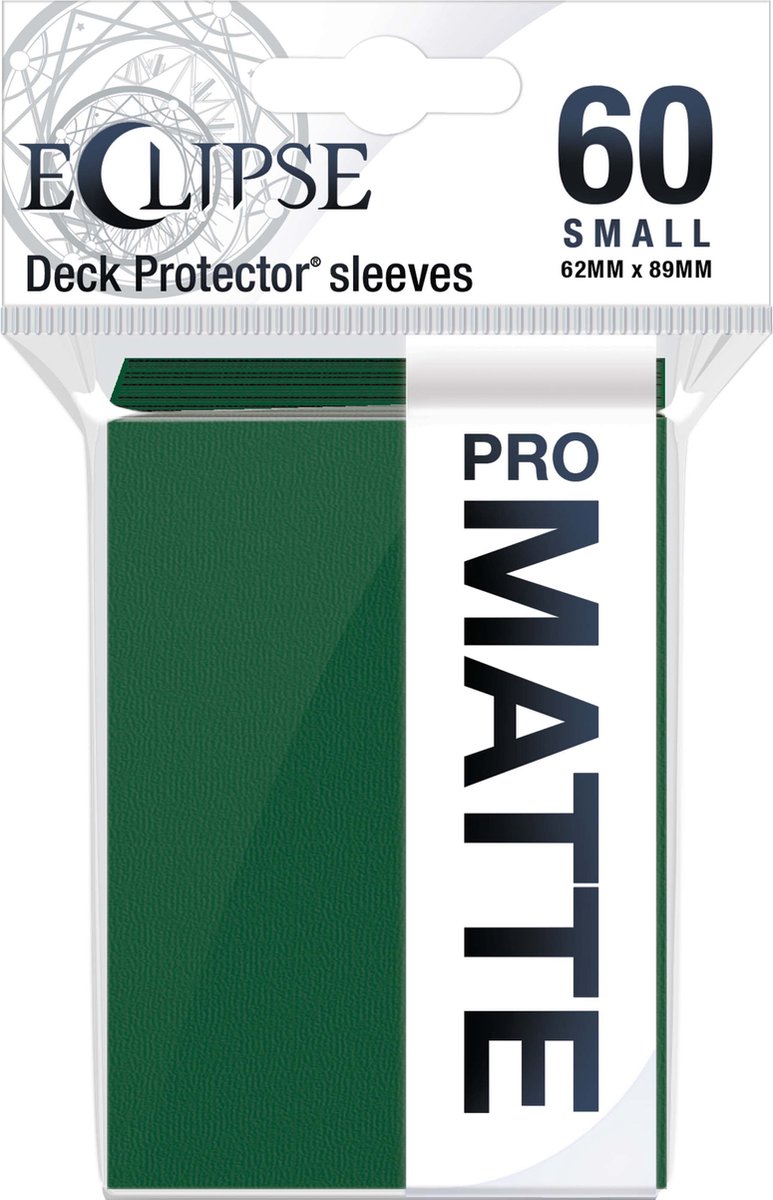 Ultra Pro - Eclipse Matte 60 Klein Formaat Kaarthoesjes Bos Groen Pack (62 x 89 mm)