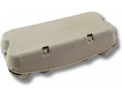 Eierdozen voor 10 stuks - Eierverpakking 10 vaks - Pulp - 90 stuks