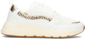 Baskets pour femmes pour femmes POSH by Poelman CHARLIE - Wit avec imprimé animal - 38