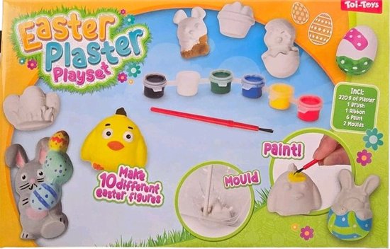 YAOZUP Schilderset voor meisjes, speelgoed, figuren van gips, om te smelten en te schilderen, kunsthandwerk voor kinderen, doe-het-zelf speelgoed voor kinderen (dinosaurus