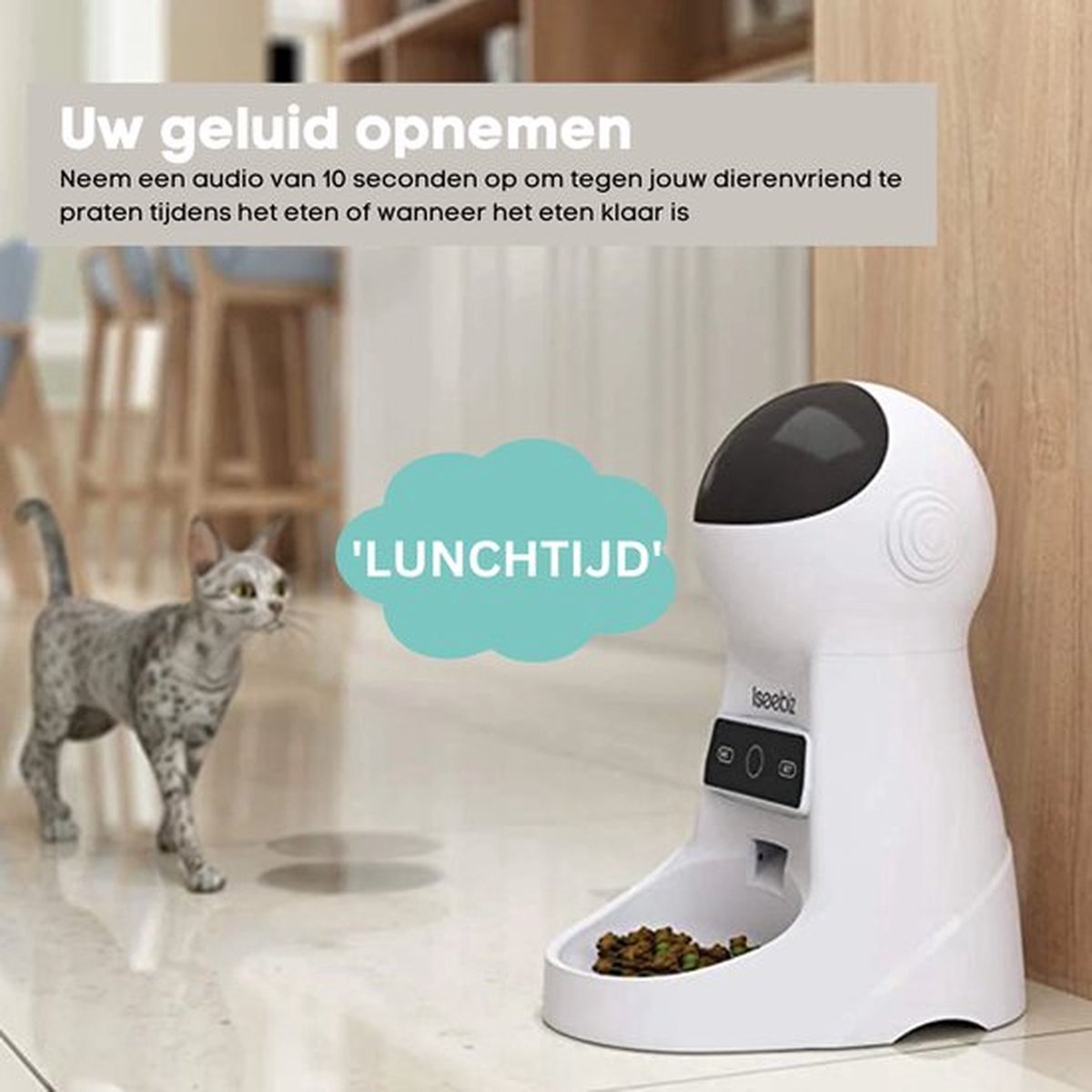 Bolt Edge Automatische Voerbak voor Katten - Elektrisch - afbeelding 2