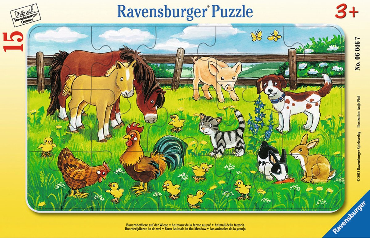 Ravensburger 00.006.046 Legpuzzel 15 stuk(s) Boerderij