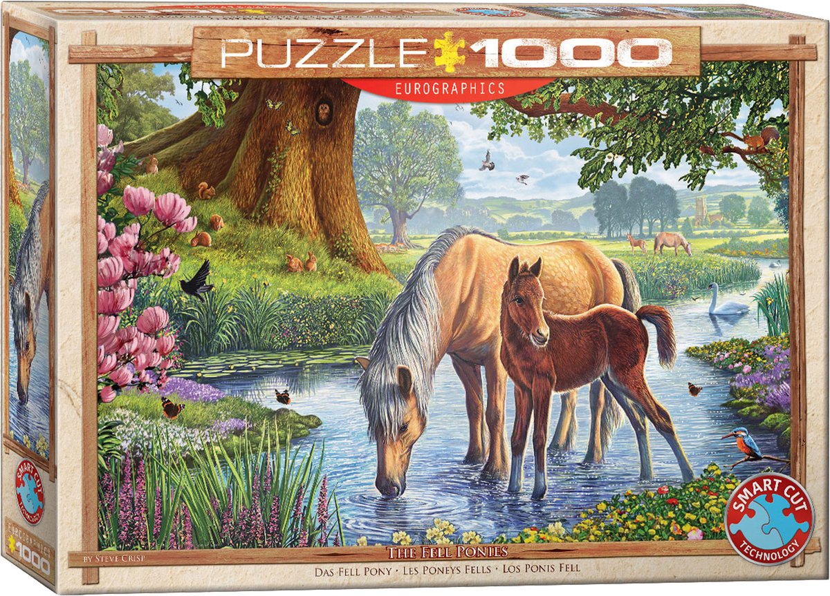 Eurographics - The Fell Ponies - 1000 stukjes 68×48cm (b×h) - Legpuzzel