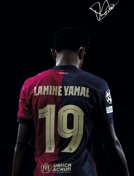 Lamine Yamal Poster Ingelijst