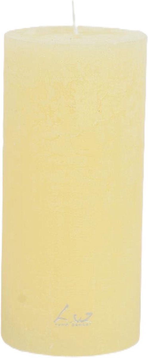 Rasteli Luz Your Kaars Cilinder Geel D 7 cm H 15 cm