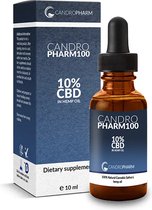 Candropharm100 10% CBD Olie - HIGH Quality CBD - Made in the Netherlands - Lab Tested CBD - Candropharm CBD Olie