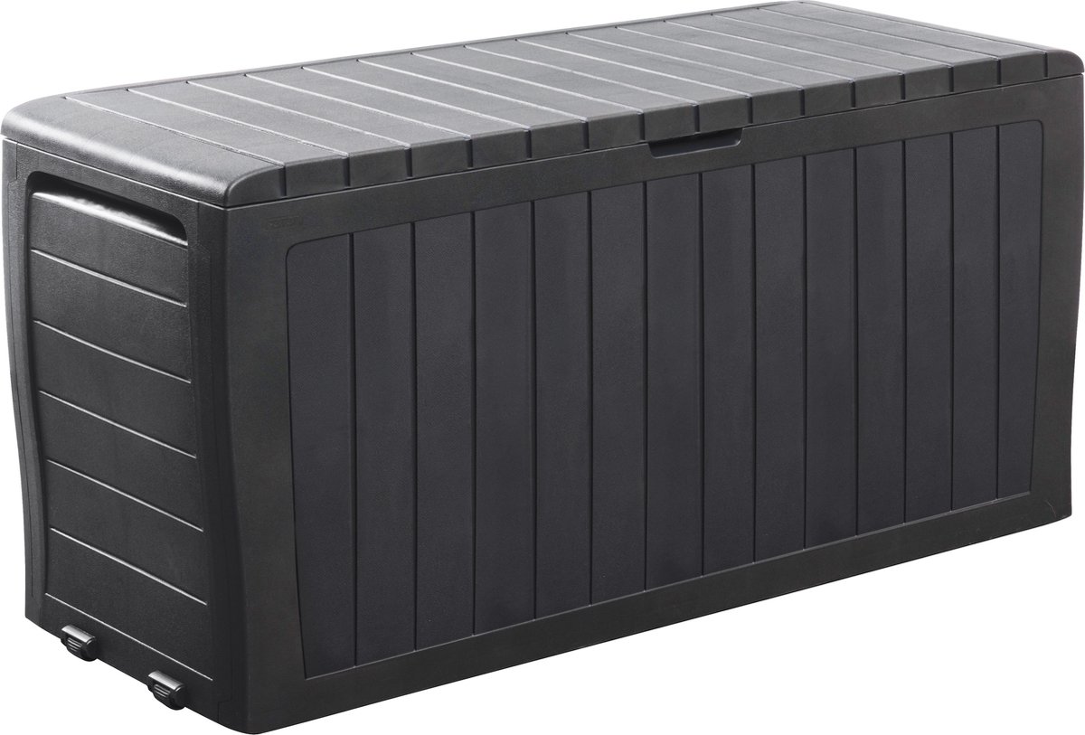 Bol.com Keter Marvel Plus Opbergbox - 270L - 116,7x44,7x57cm - Antraciet aanbieding