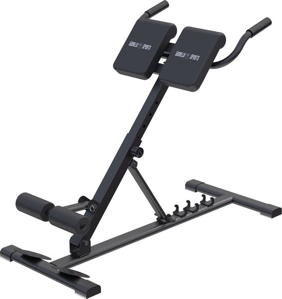 Hyperextensie Bank - Rugtrainer - Belastbaar tot 120 kg - Gorilla Sports