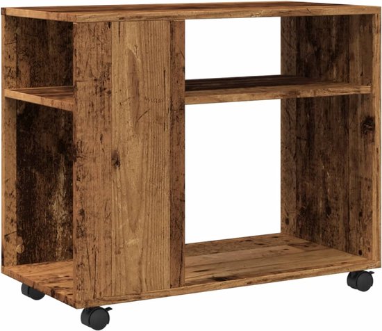 vidaXL Salontafel 104x60x35 cm bewerkt hout wit, bijzettafel, banktafel, banktafeltje, tafeltje, woonkamertafel, centrale tafel, accent tafel