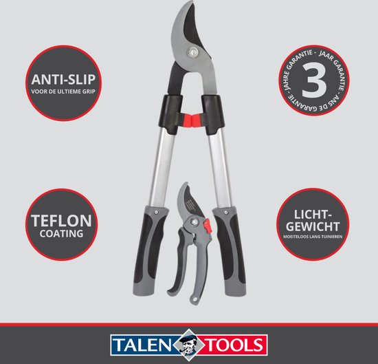 Talen Tools Snoeischaar Voorbijsnijdend silver 18 cm