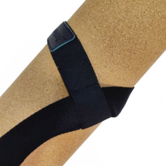 Draagriem met schuifsysteem voor yogamat zwart — afbeelding 2