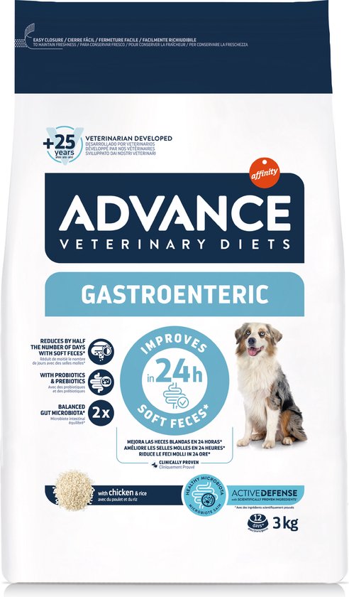 Advance Dog Veterinary Diet Gastroenteric Hondenvoer - 3 kg