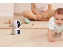 Arenti P3TT Wifi Beveiligingscamera Voor Binnen Dual Lens - Huisdiercamera - Babyfoon - 3MP - Beweegbaar - Dual-Band Wifi - Draadloos - Full360° bewaking - Geen Blinde Vlekken - Geen Maandelijkse Kosten - HD - Besturing via App - Onvif