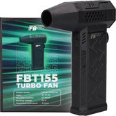FBT155 - Turbo fan met draaiknop - 155g stuwkracht - Air duster - Turbo jet fan - Luchtpistool - Luchtblazer - Met magnetisch opzetstuk - Verschillende standen - 13 Watt - 30A - 7.4V - USB-C oplaadbaar - Compact formaat - Voor reiniging - BBQ blazer