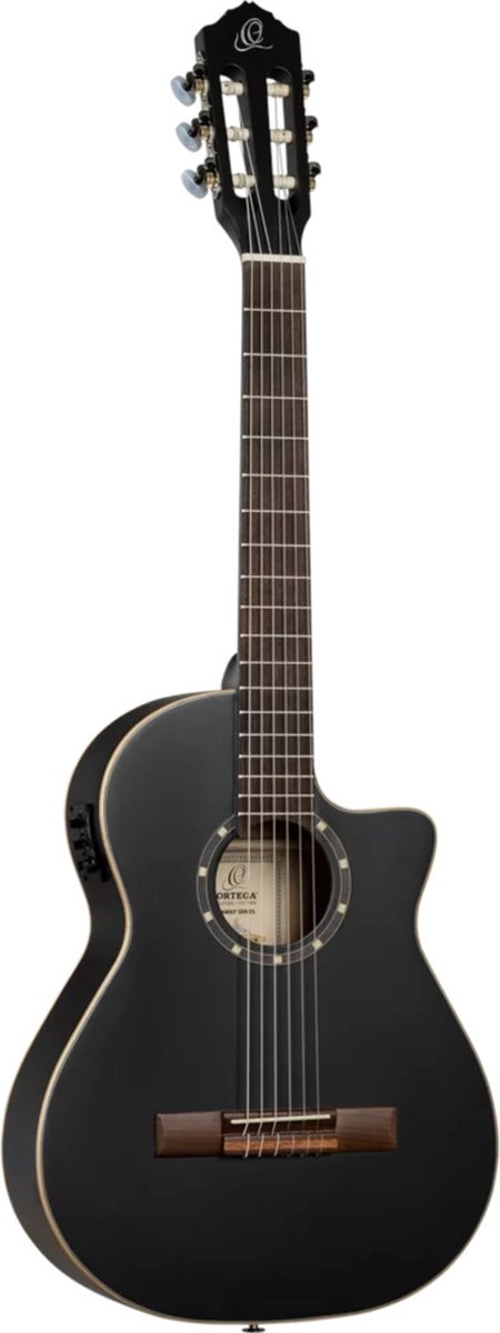 Ortega RCE125SBK-3/4 - 3/4 Klassieke gitaar