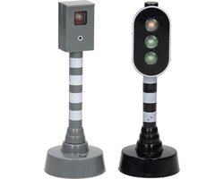 Verkeerslicht en Flitspaal met Licht en Geluid