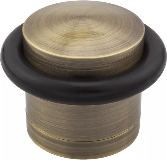 Foto: Amig deurstopper deurbuffer 2x d23mm inclusief schroeven rubber wit
